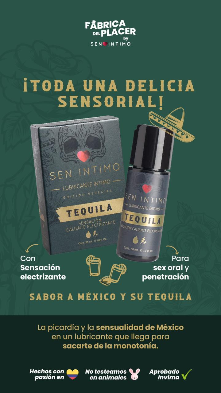 Lubricante caliente - electrizante tequila x 30 ml