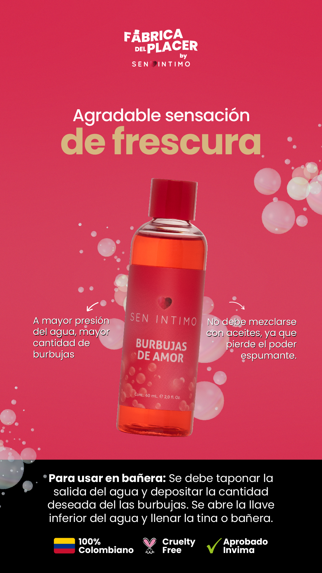 Burbujas de amor x 60 ml