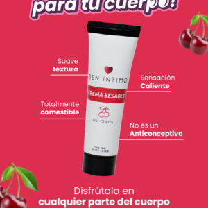 Crema Besable Hot Cherry x 30 Ml by Sen Intimo