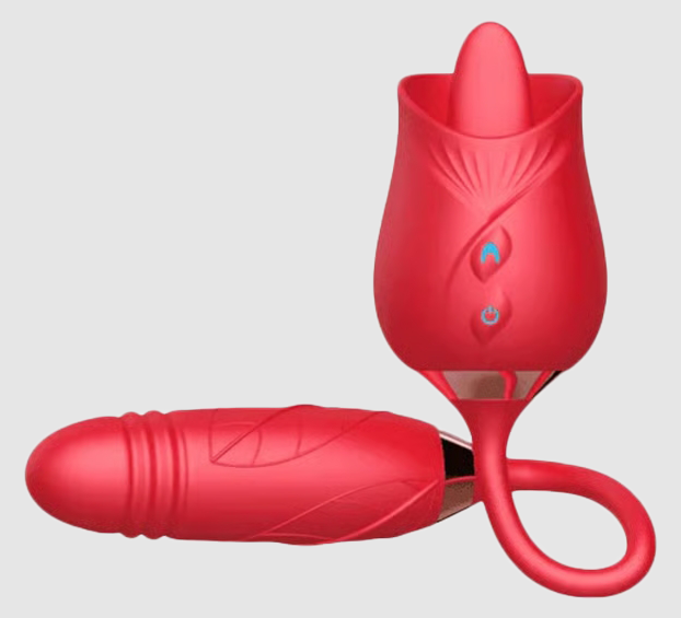 Vibrador Doble estomulacion Rosa Premium