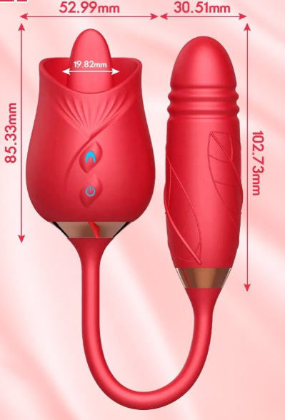 Vibrador Doble estomulacion Rosa Premium - Imagen 3