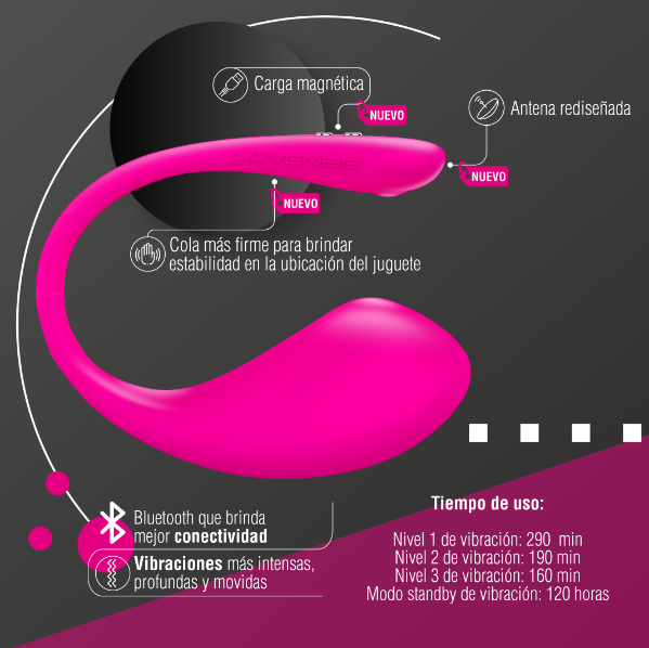 Vibrador Lush 3 Controlado por APP Global - Imagen 12