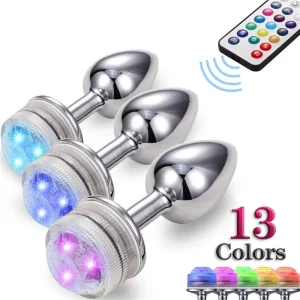 Plug Anal con Luces Led Talla S