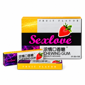 Chicles SexLove x5 Potenciador Sexual Femenino