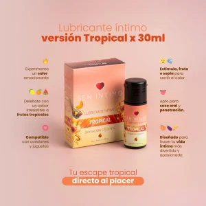 Lubricante Caliente Sabor Tropical 30ml