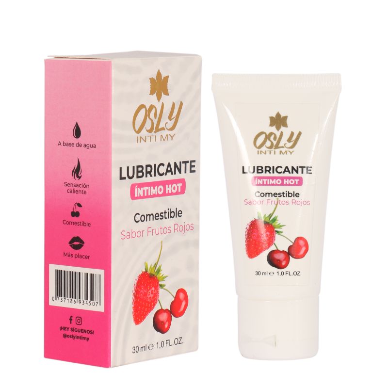 Lubricante Caliente Frutos Rojos 30ml Osly Intimy