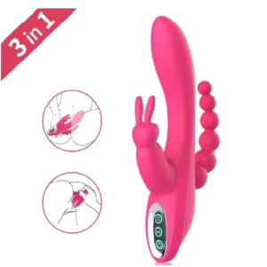 Vibrador Conejo 3 en 1